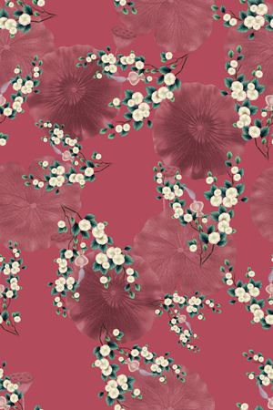 连衣裙印花华亿平台图片