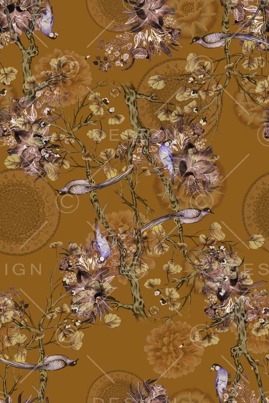 连衣裙印花华亿平台图片