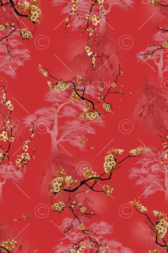 连衣裙印花华亿平台图片