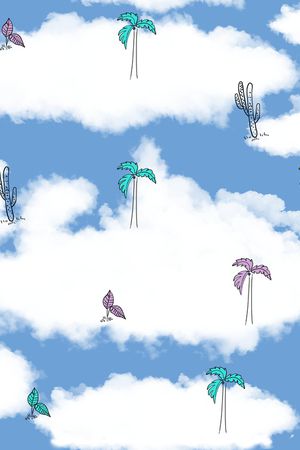 植物印花华亿平台图片