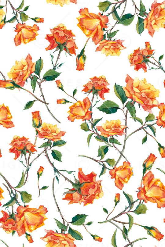 黑底花卉印花华亿平台图片