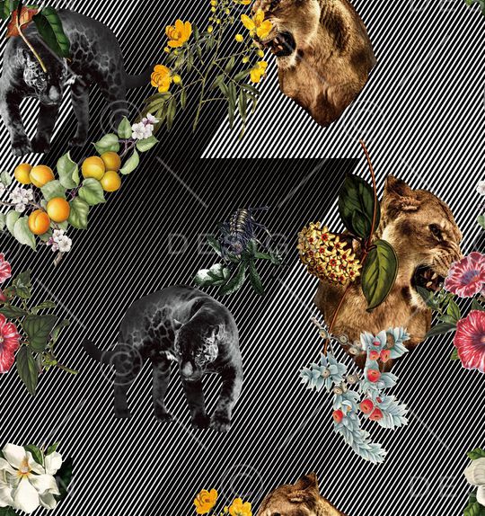 几何印花华亿平台图片