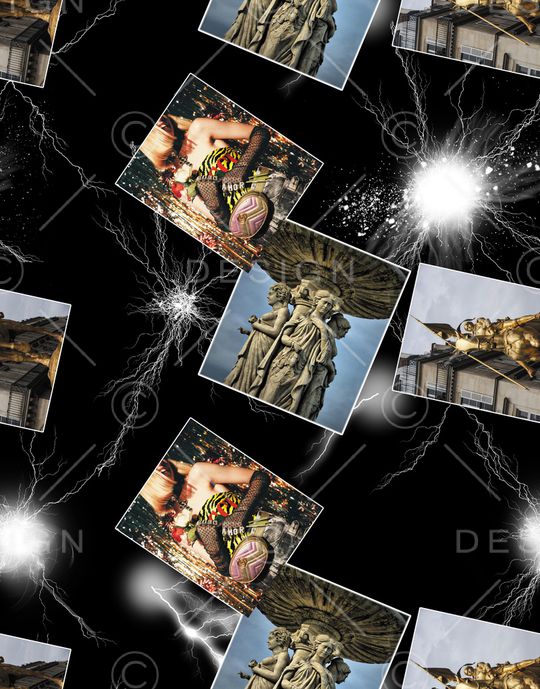 几何印花华亿平台图片