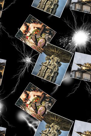 几何印花华亿平台图片