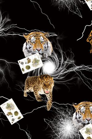 几何印花华亿平台图片