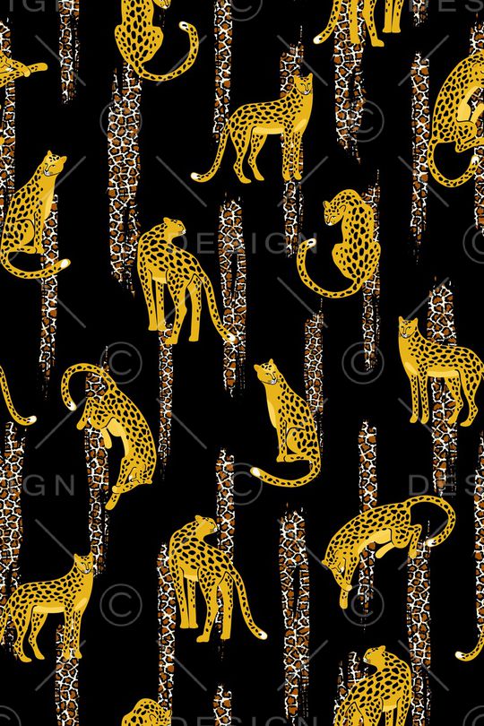 豹纹印花华亿平台图片