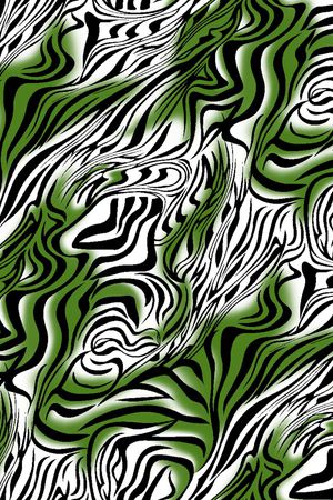 抽象动物纹印花华亿平台图片