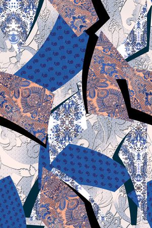 几何印花华亿平台图片