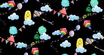 1355735-200825怪兽风筝回路黑色