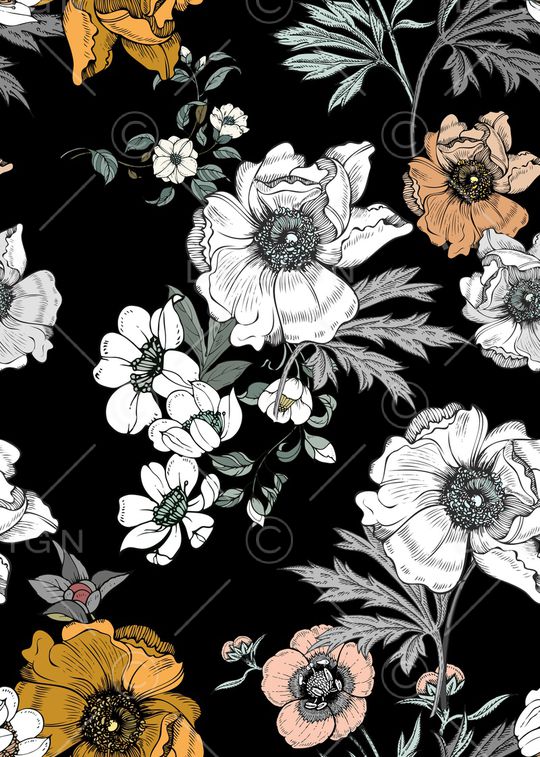 黑白华亿平台印花华亿平台图片