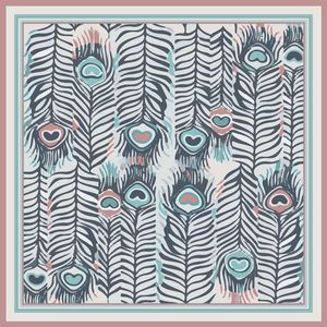 蓝色印花华亿平台图片