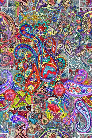 民族风印花华亿平台图片