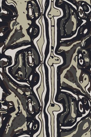 几何花卉印花华亿平台图片