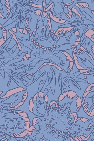 几何花卉印花华亿平台图片