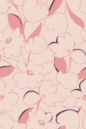 几何花卉印花华亿平台图片