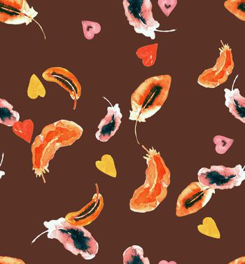 1355883-200826羽毛爱心回路咖啡