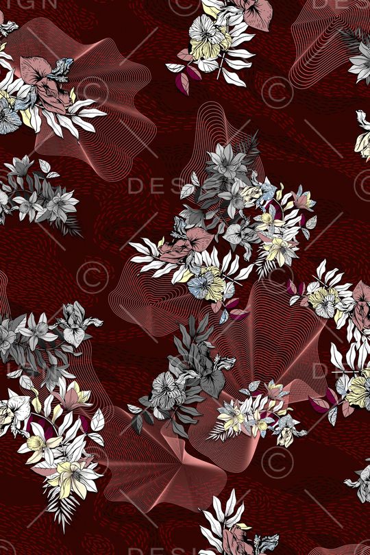 几何印花华亿平台图片