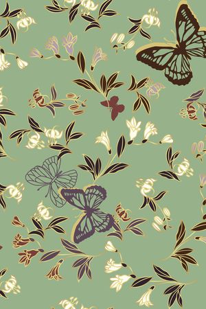 复古印花华亿平台图片