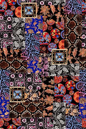 几何印花华亿平台图片