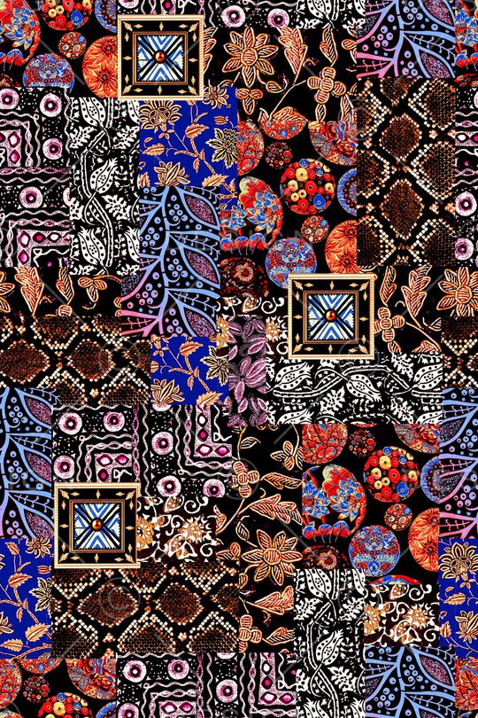 几何印花华亿平台图片