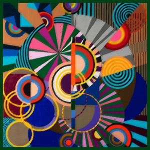 线条印花华亿平台图片