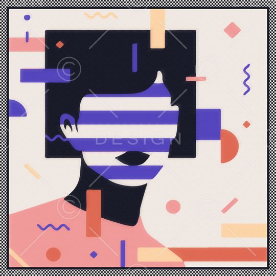 几何印花华亿平台图片