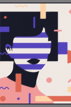 几何印花华亿平台图片