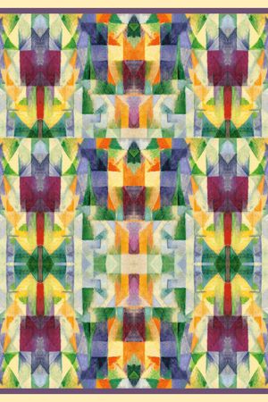 几何印花华亿平台图片