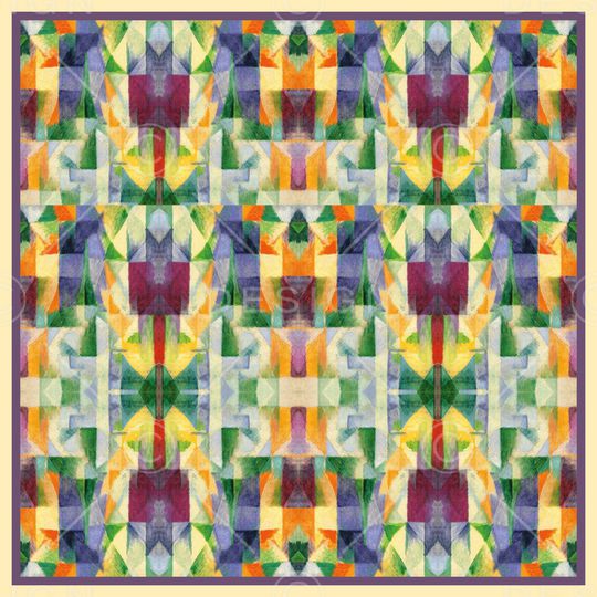 几何印花华亿平台图片