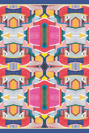 几何印花华亿平台图片