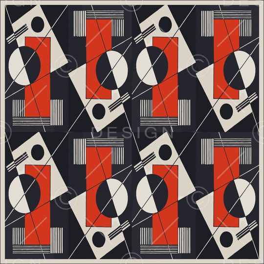 几何印花华亿平台图片