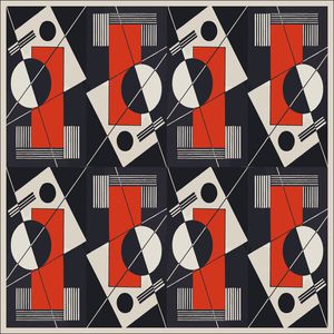 几何印花华亿平台图片