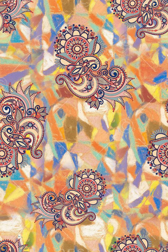 几何印花华亿平台图片