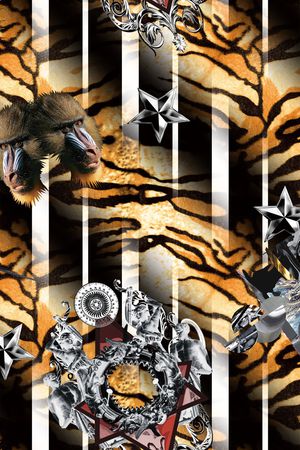 几何印花华亿平台图片