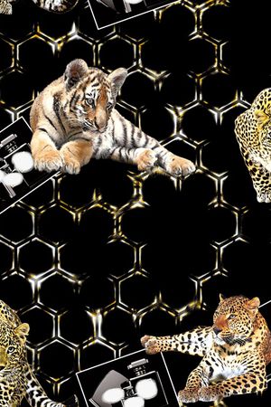 男装满版花印花华亿平台图片