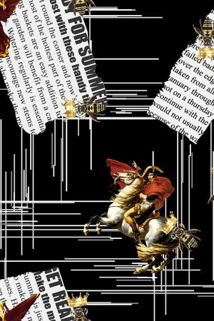 几何印花华亿平台图片