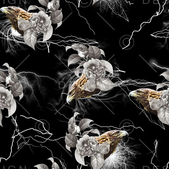 男装满版花印花华亿平台图片