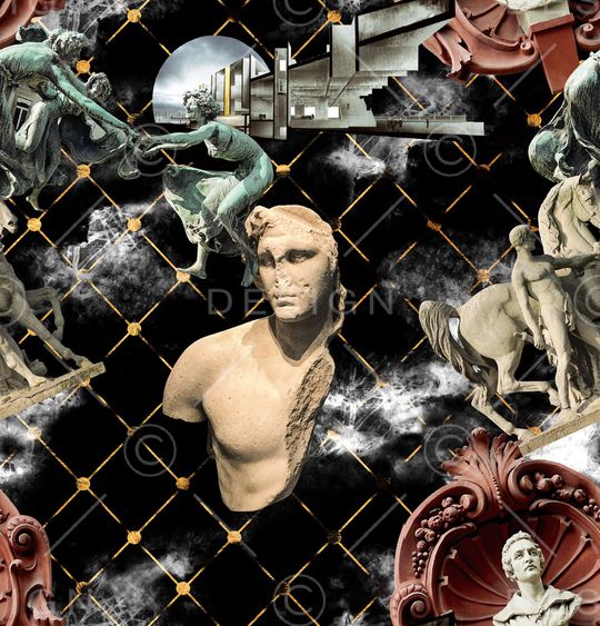 男装满版花印花华亿平台图片