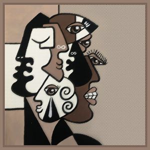 几何印花华亿平台图片