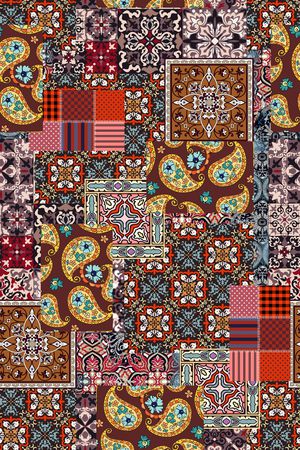 几何印花华亿平台图片