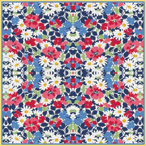 彩底花卉印花华亿平台图片