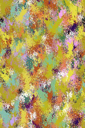 抽象男装印花华亿平台图片