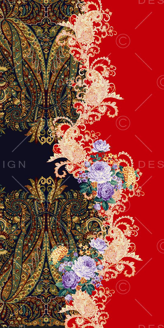 大牌定位花印花华亿平台图片