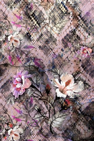 几何印花华亿平台图片