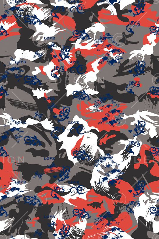 迷彩印花华亿平台图片