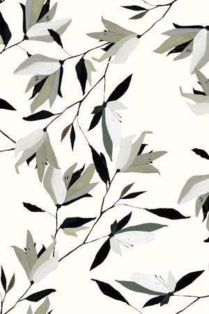 清爽底花卉印花华亿平台图片