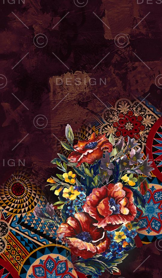 几何印花华亿平台图片