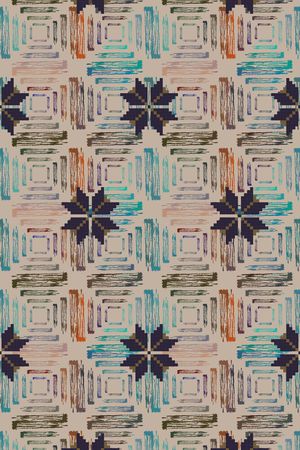 几何印花华亿平台图片