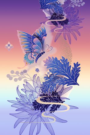 连衣裙印花华亿平台图片