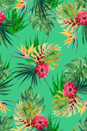 抽象花卉印花华亿平台图片